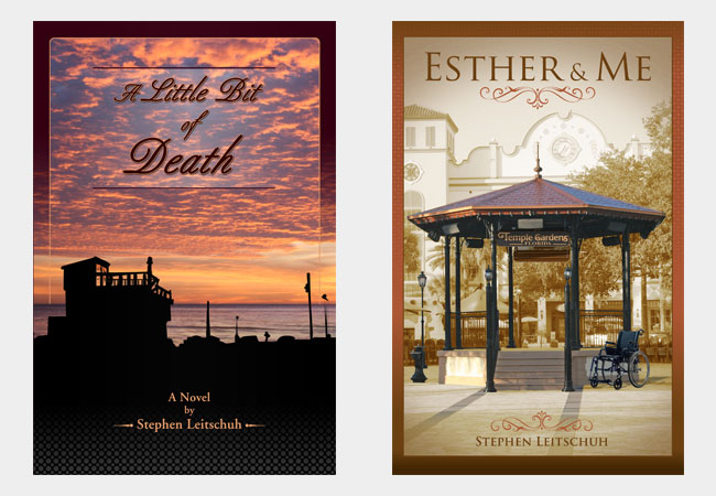 Book Covers, A little bit of death & Esther & me, by Stephen Leitschuh
