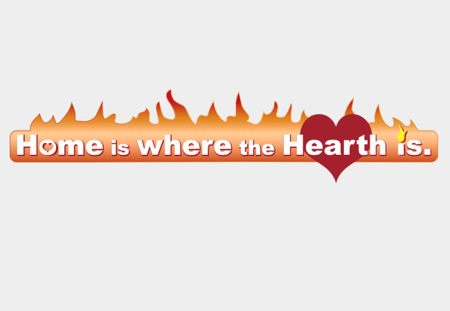 Home is Where the Hearth is Logo